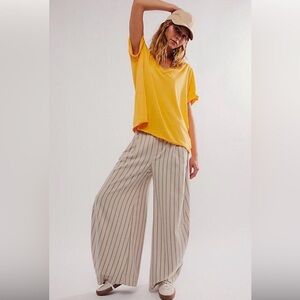 NWT Free People Tegan Barrel Trousers